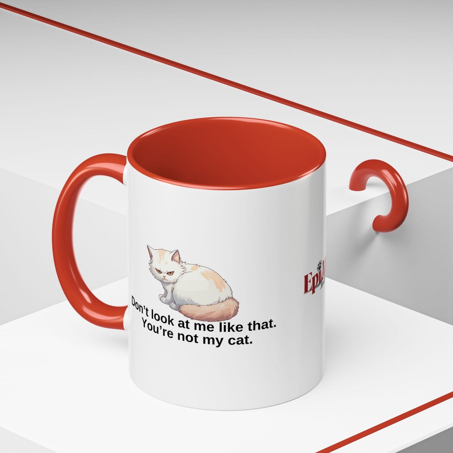 Humorous Cat Lover's Coffee Mug - 11/15oz Accent Mug