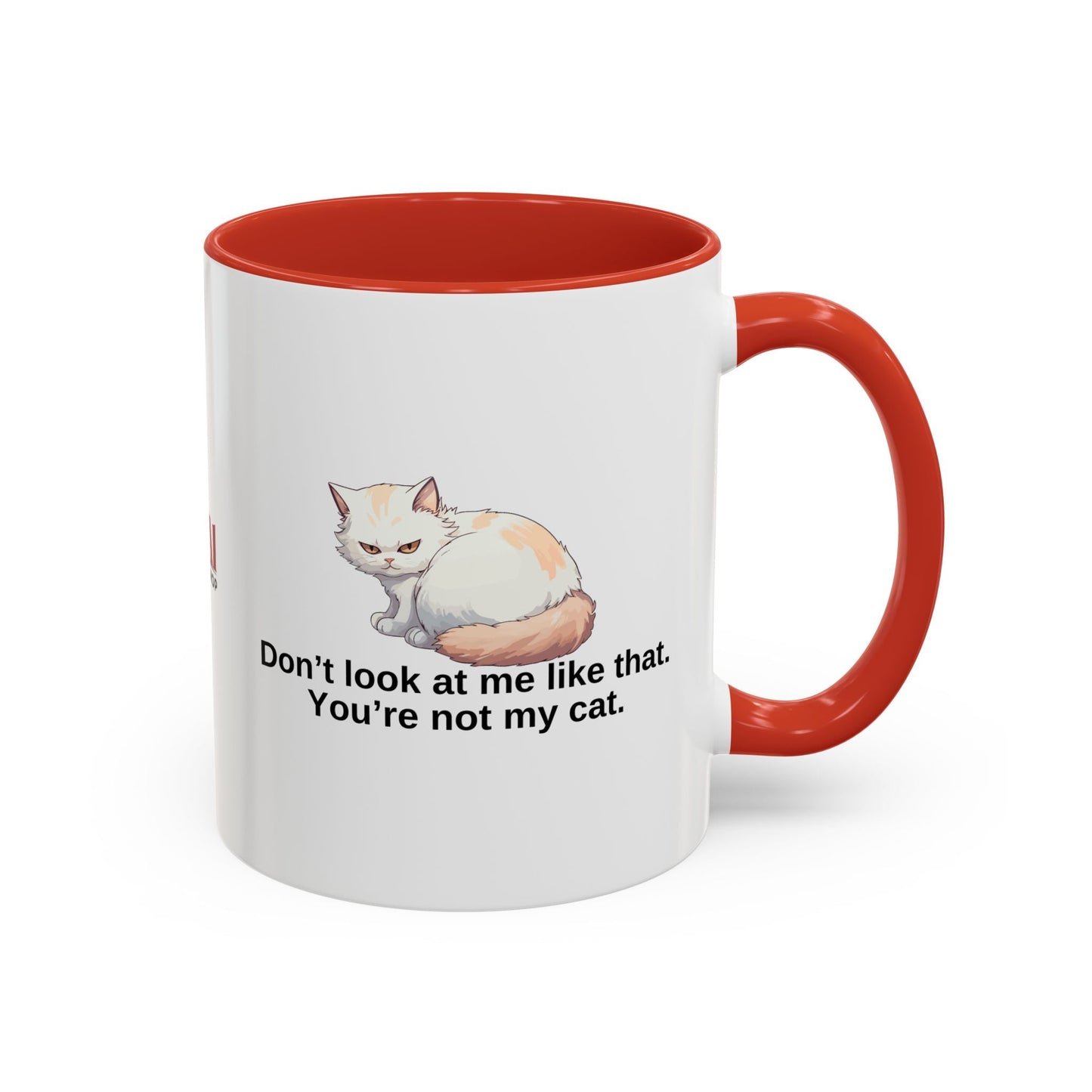 Humorous Cat Lover's Coffee Mug - 11/15oz Accent Mug