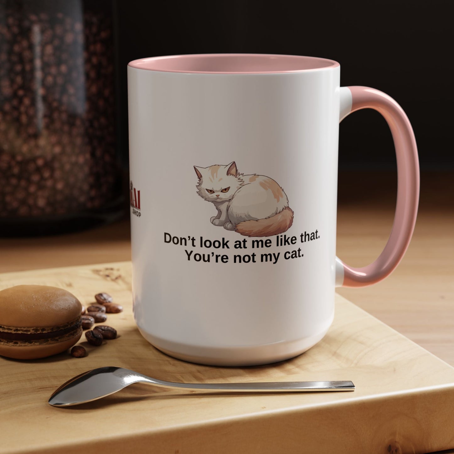 Humorous Cat Lover's Coffee Mug - 11/15oz Accent Mug