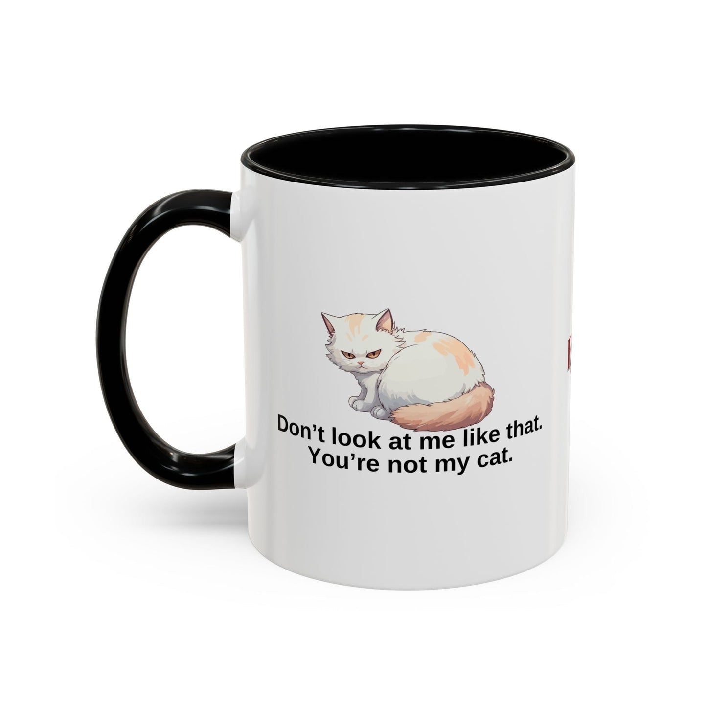 Humorous Cat Lover's Coffee Mug - 11/15oz Accent Mug