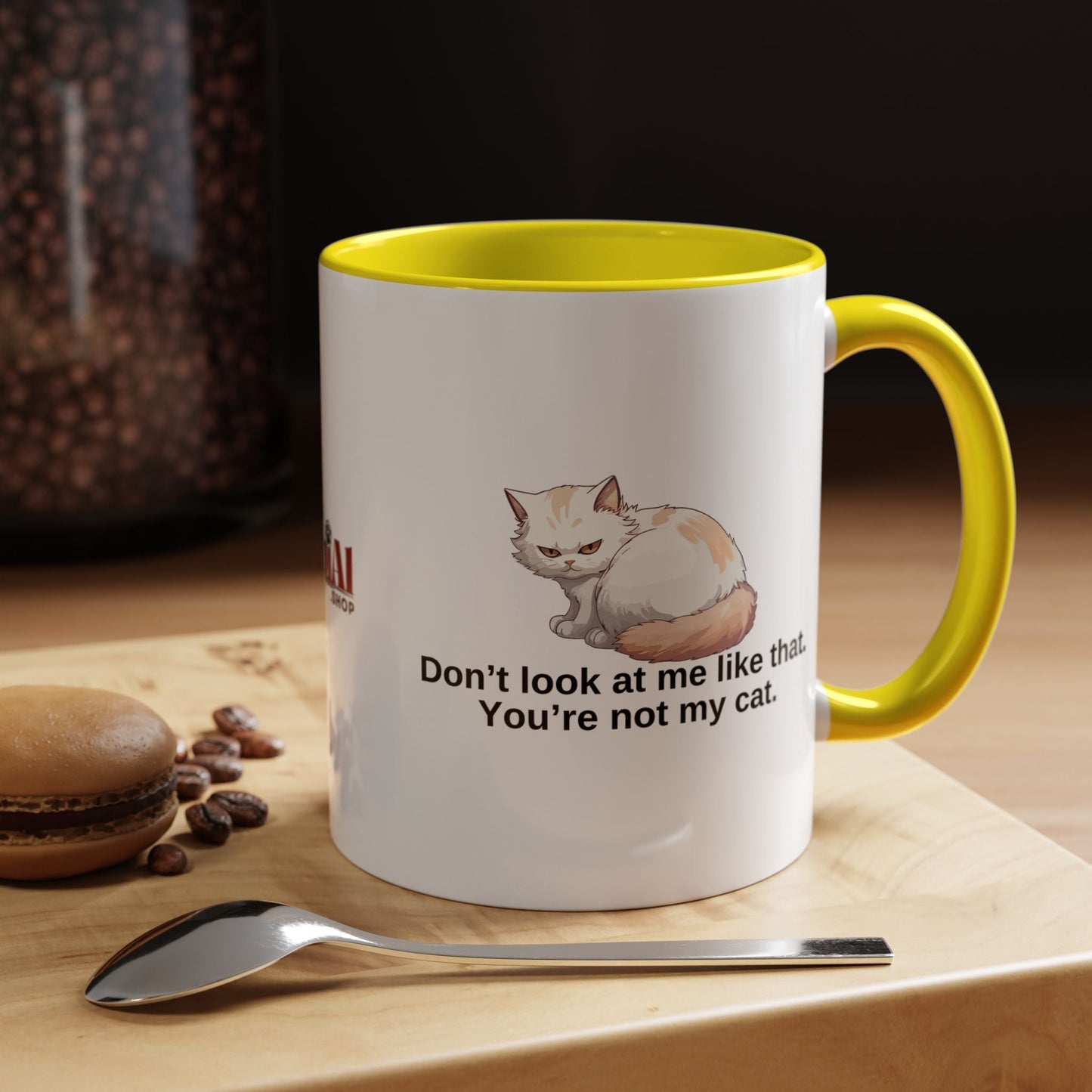 Humorous Cat Lover's Coffee Mug - 11/15oz Accent Mug