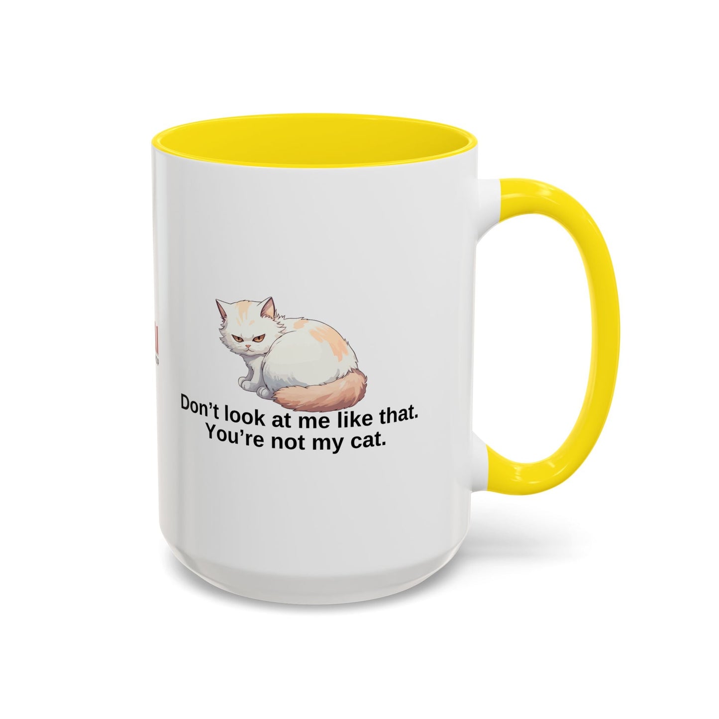 Humorous Cat Lover's Coffee Mug - 11/15oz Accent Mug