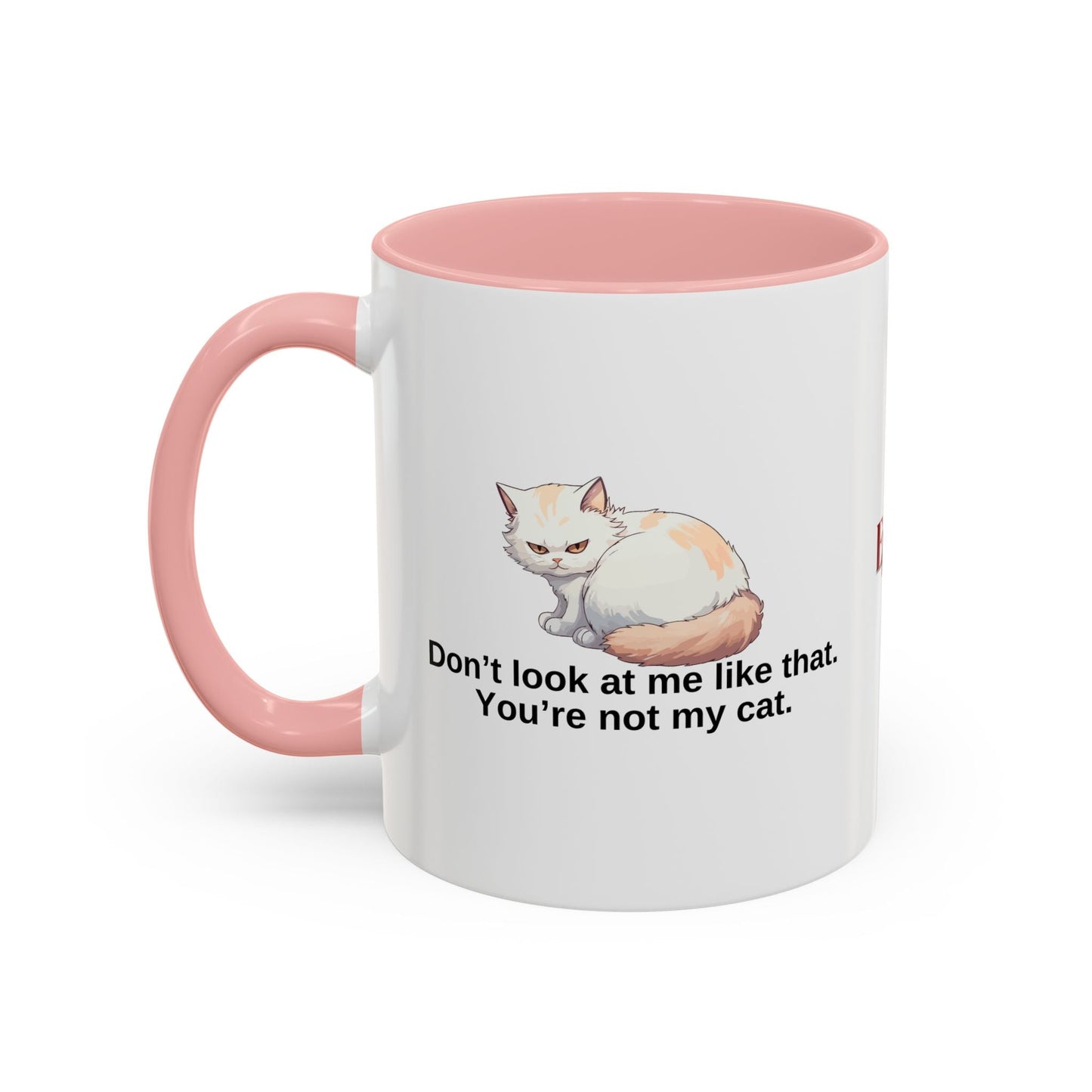 Humorous Cat Lover's Coffee Mug - 11/15oz Accent Mug