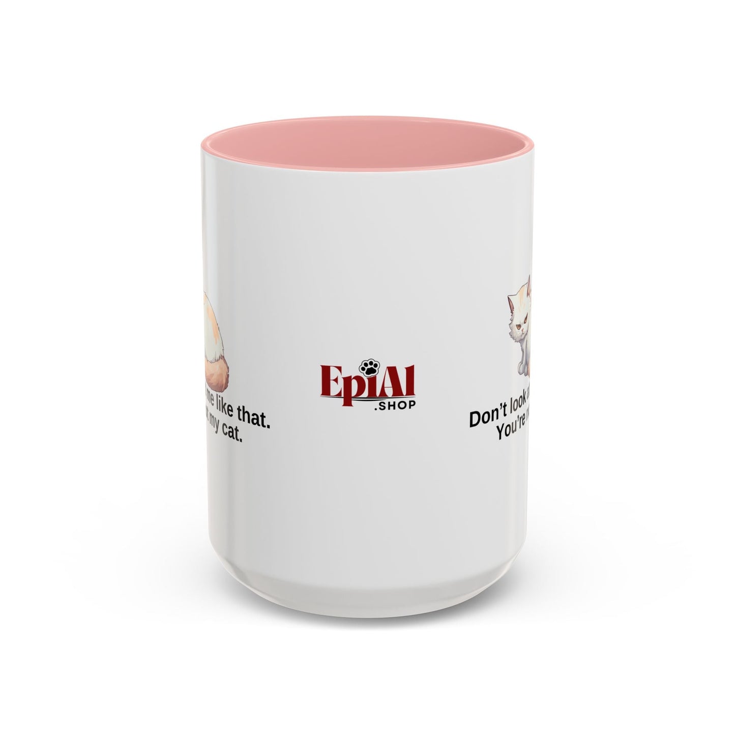 Humorous Cat Lover's Coffee Mug - 11/15oz Accent Mug