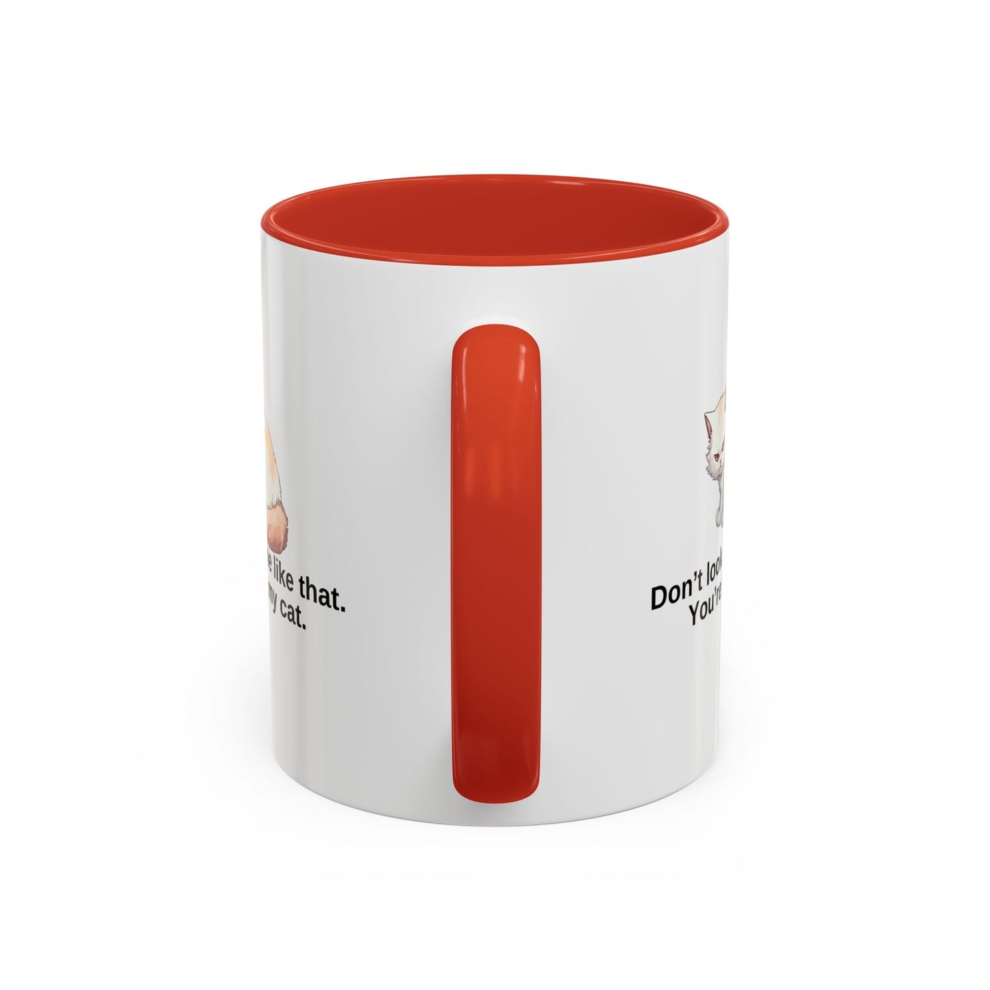 Humorous Cat Lover's Coffee Mug - 11/15oz Accent Mug