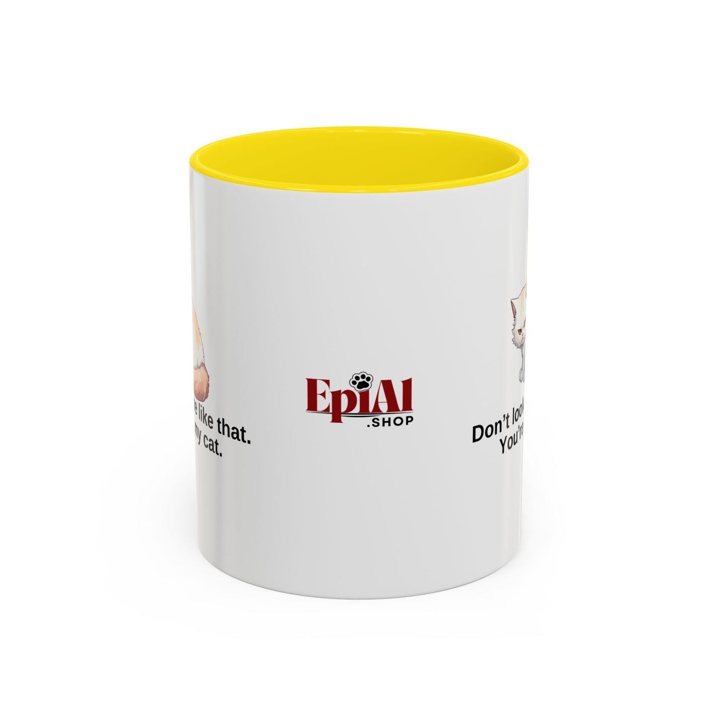 Humorous Cat Lover's Coffee Mug - 11/15oz Accent Mug