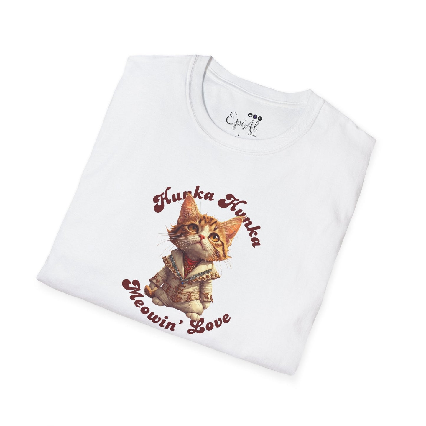 T-shirt unisexe Hunka Hunka Meowin' Love