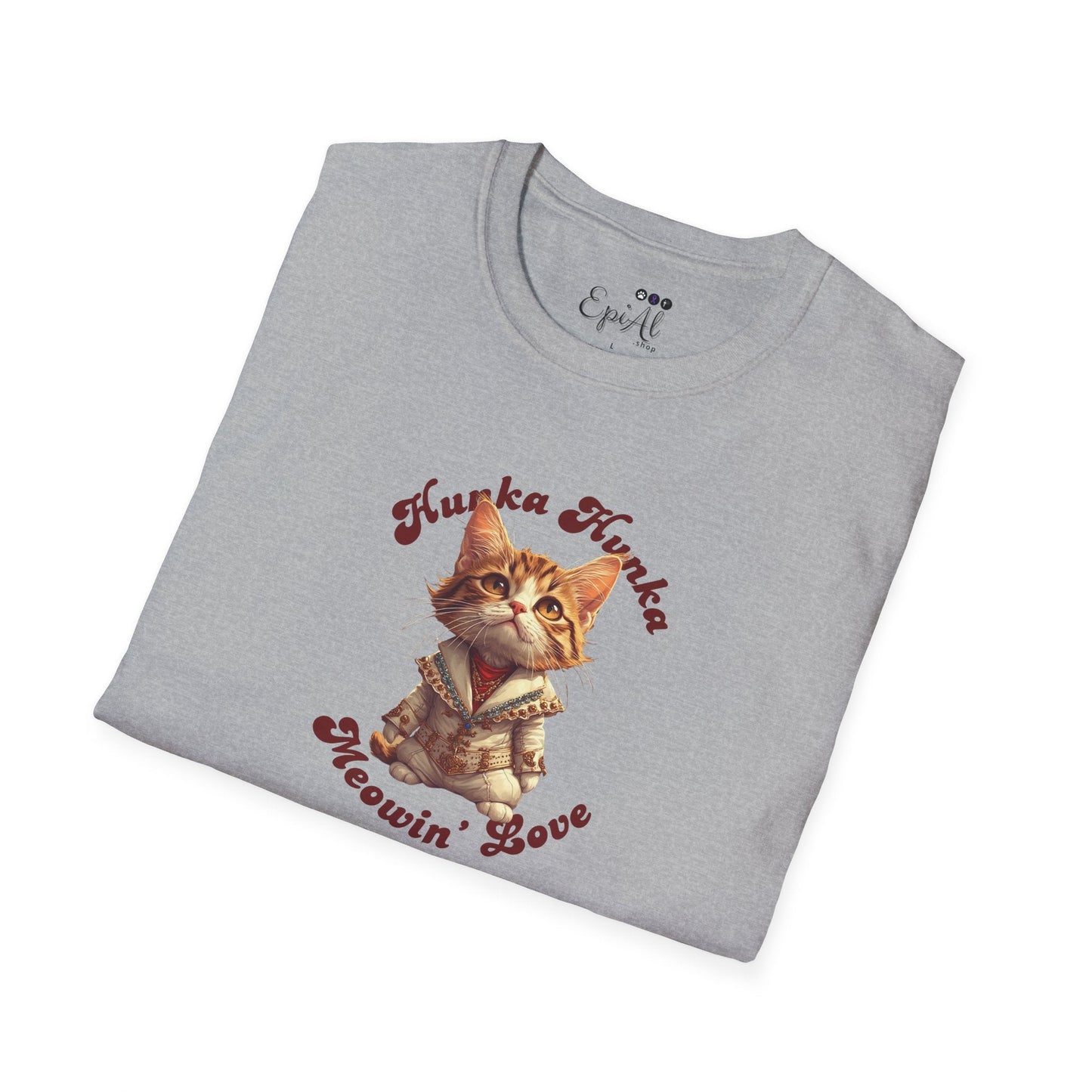 T-shirt unisexe Hunka Hunka Meowin' Love