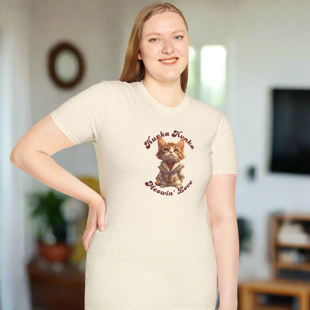 T-shirt unisexe Hunka Hunka Meowin' Love