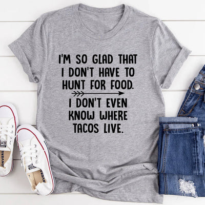 Camiseta de caza de comida