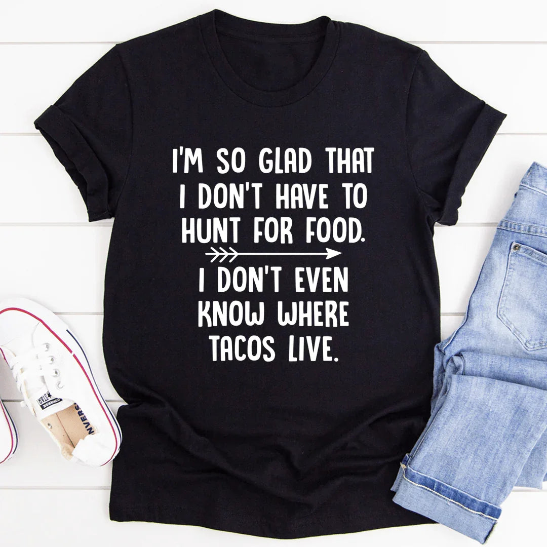 Camiseta de caza de comida