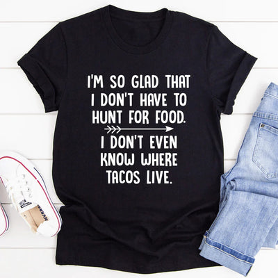 Camiseta de caza de comida