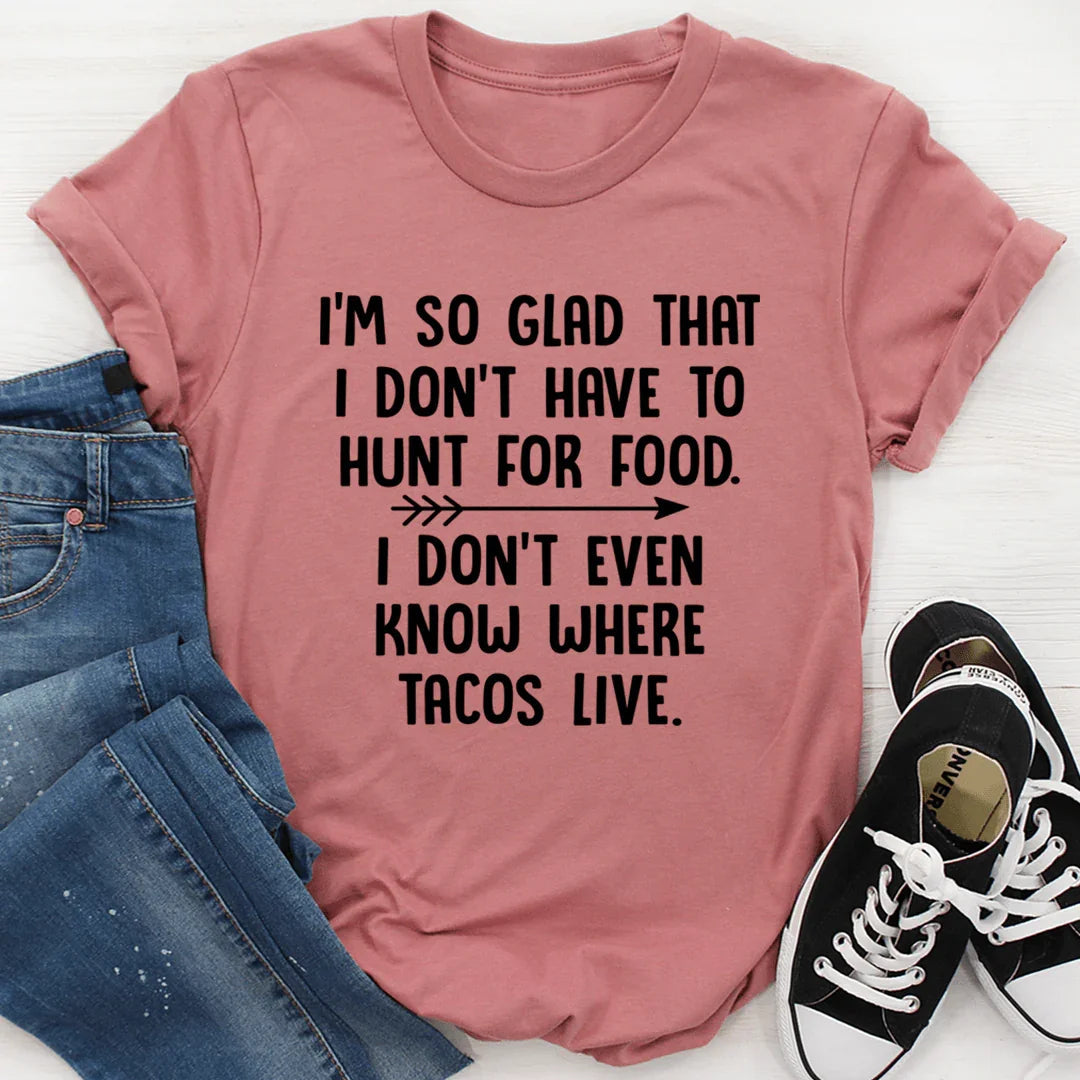 Camiseta de caza de comida