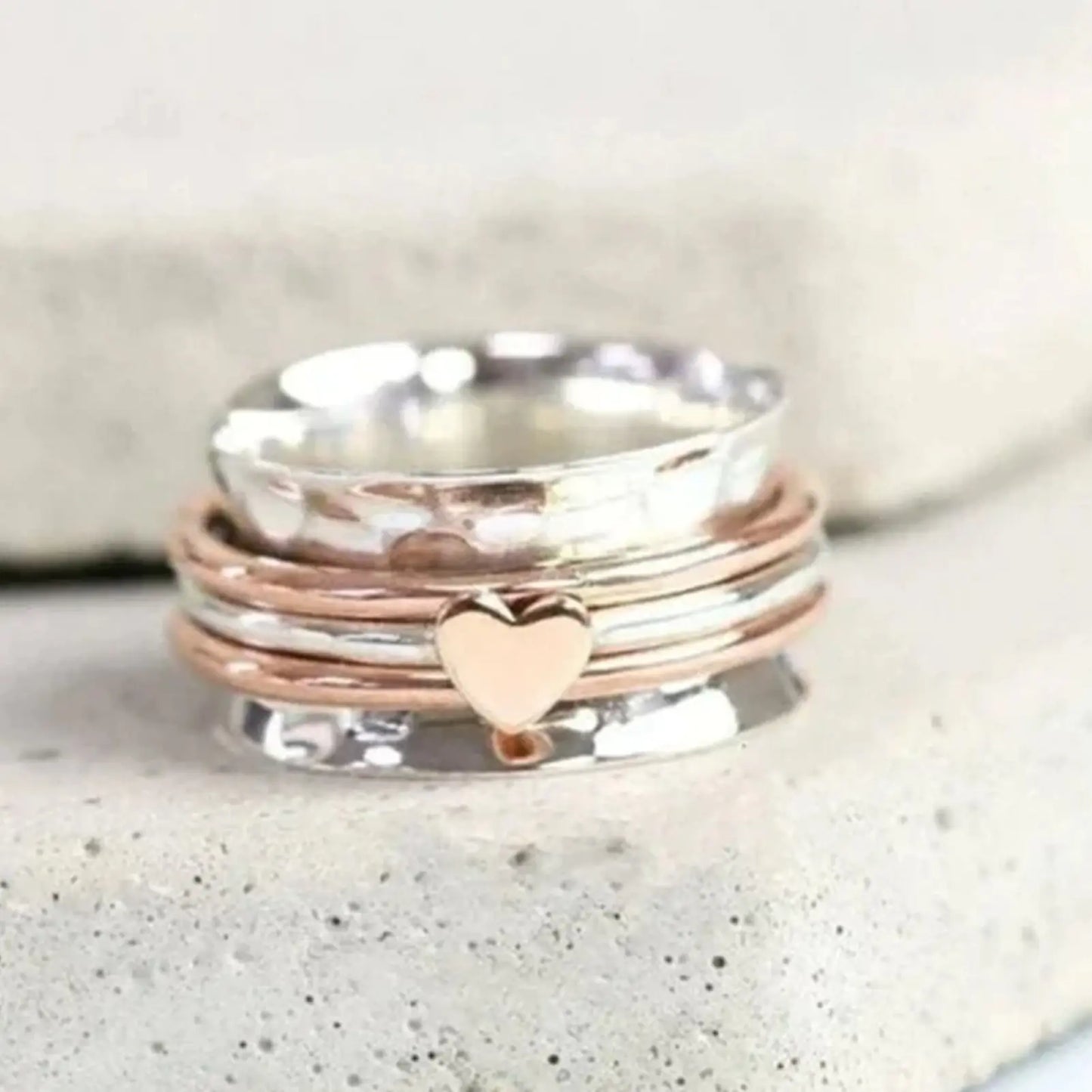 Heart Spinner Rings: Embrace Self-Love and Style
