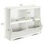 Gbruno Kids Storage Unit - White Toy Organizer & Bookshelf