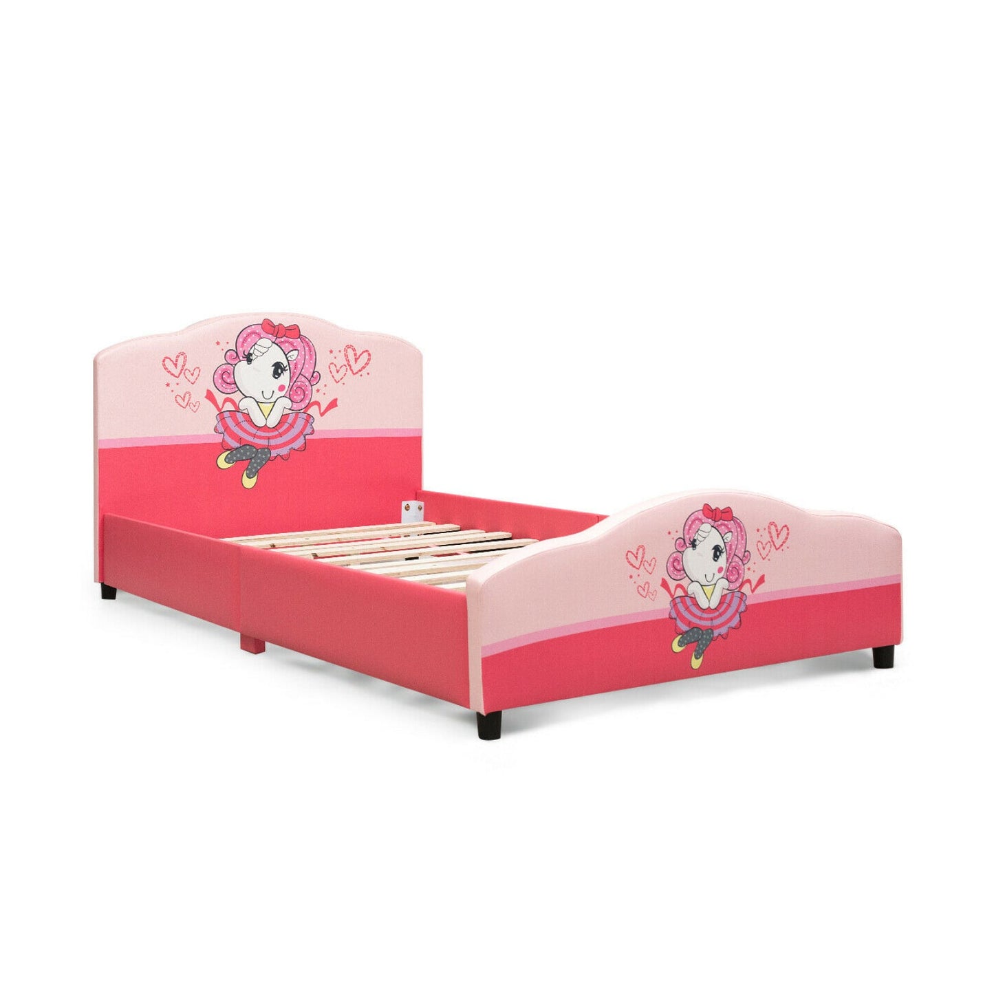 Cama Plataforma Tapizada para Niños - Diseño Encantador