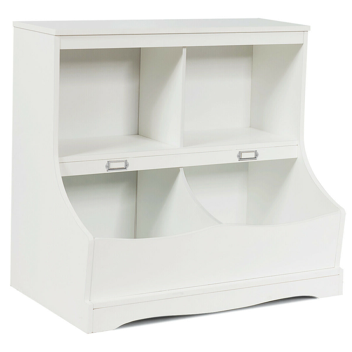 Kids Multi-Functional Floor Cabinet - White