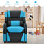 Sofá Recliner de Juego para Niños en Cuero PU - Azul