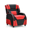 Kids PU Leather Gaming Recliner Sofa with Headrest - Red