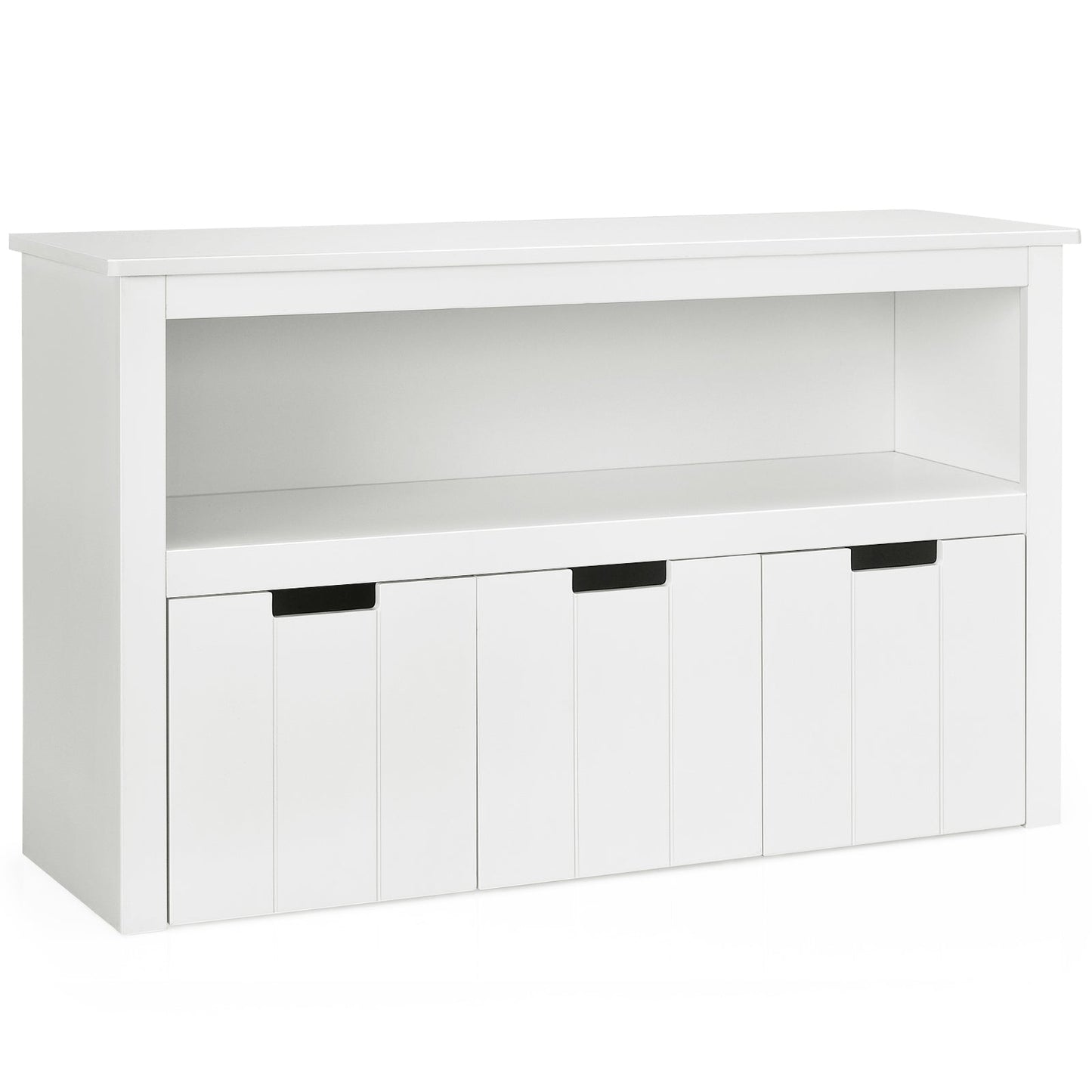 Gbruno Kid Toy Storage Cabinet with 3 Drawers and Wheels