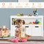 Gbruno Kid Toy Storage Cabinet with 3 Drawers and Wheels