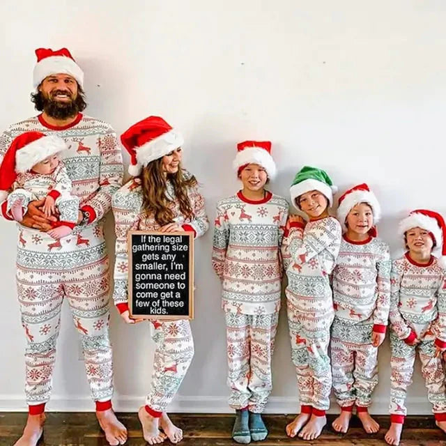 Conjunto de Pijamas Familiar de Navidad