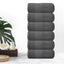 Serviettes Douces de la Collection Resort 16x27 pouces 6 Pack Gris Fumée