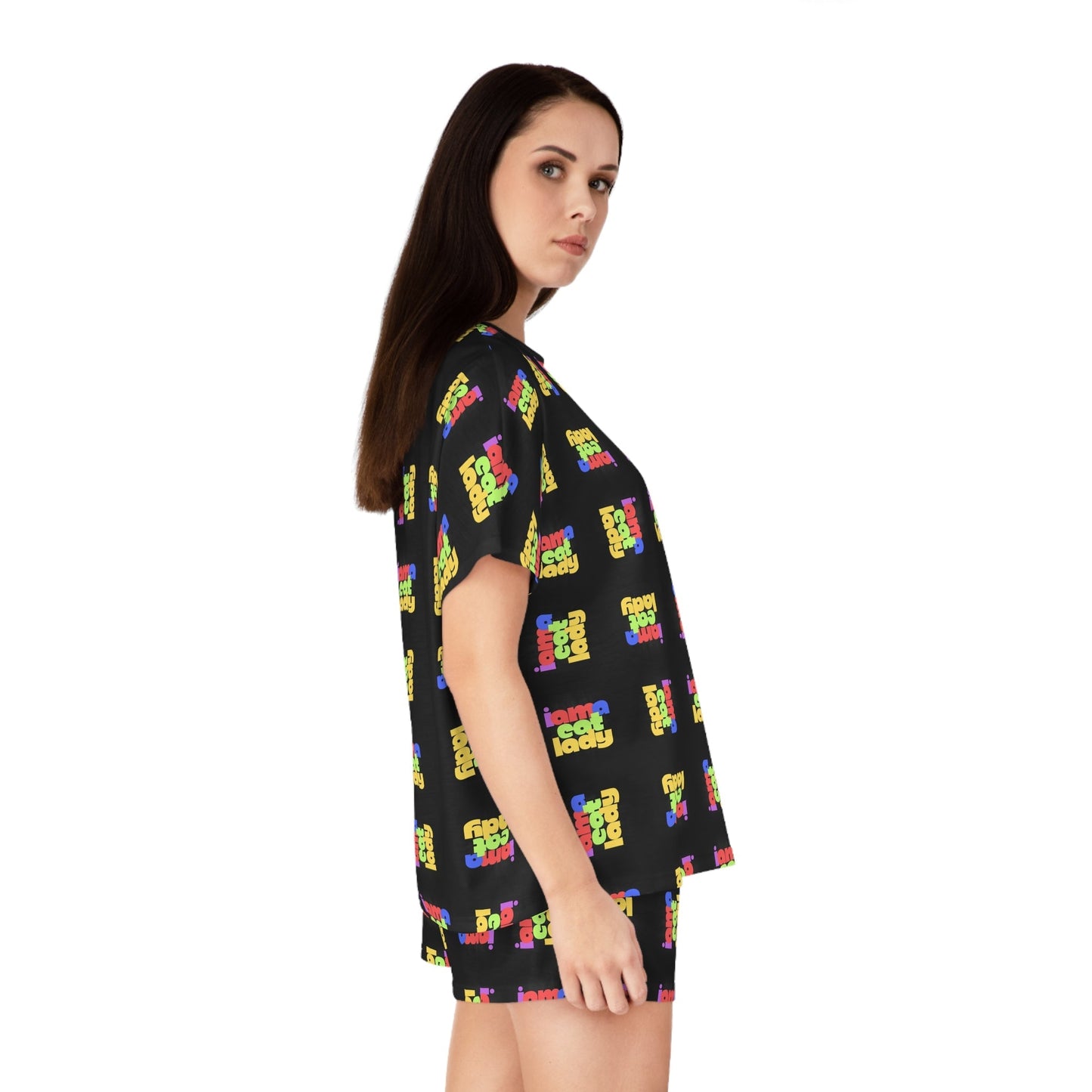 Je suis une femme qui aime les chats Ensemble de pyjama décontracté pour femmes