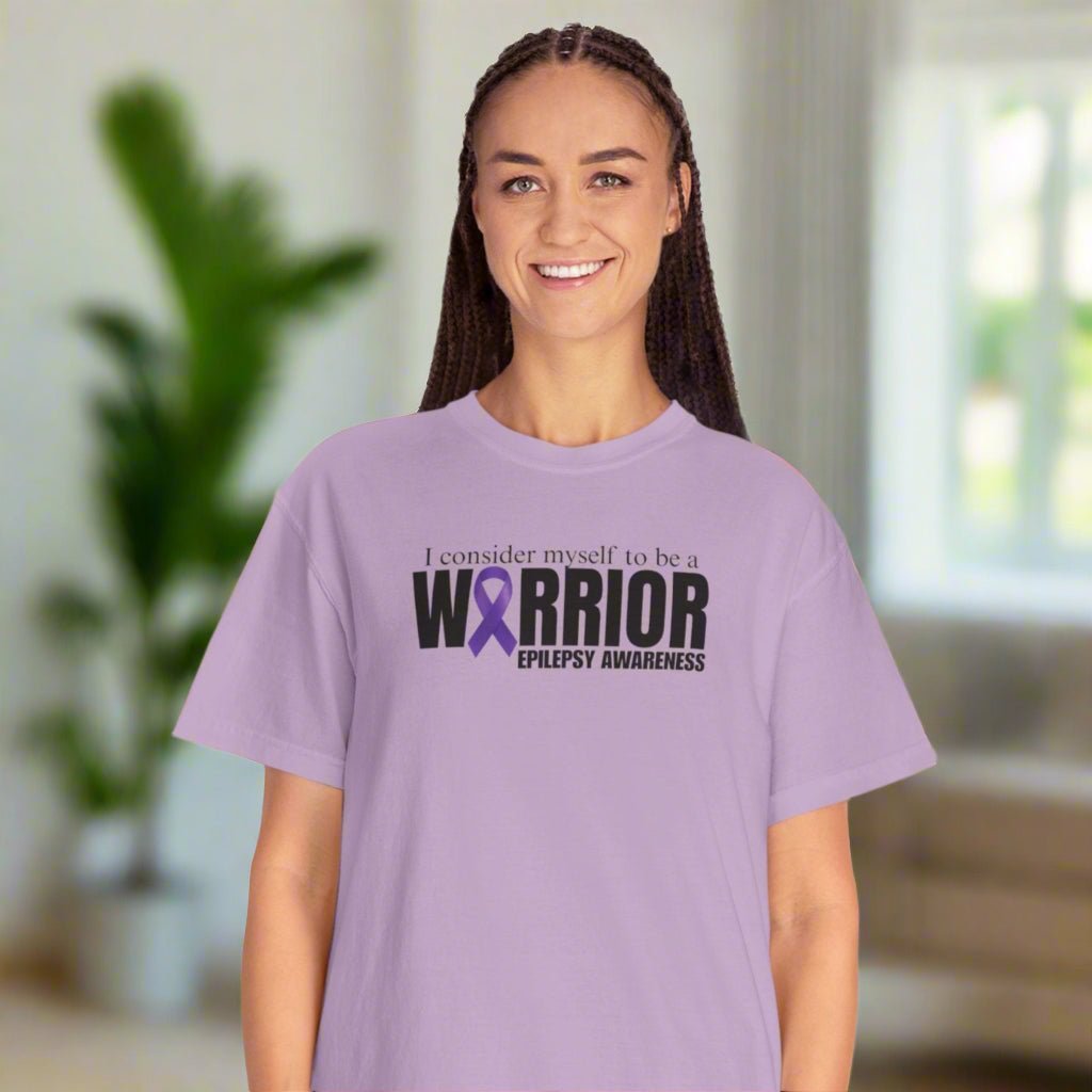 Empowerment Through Awareness: I Am a Warrior Epilepsy Tee - Korvel