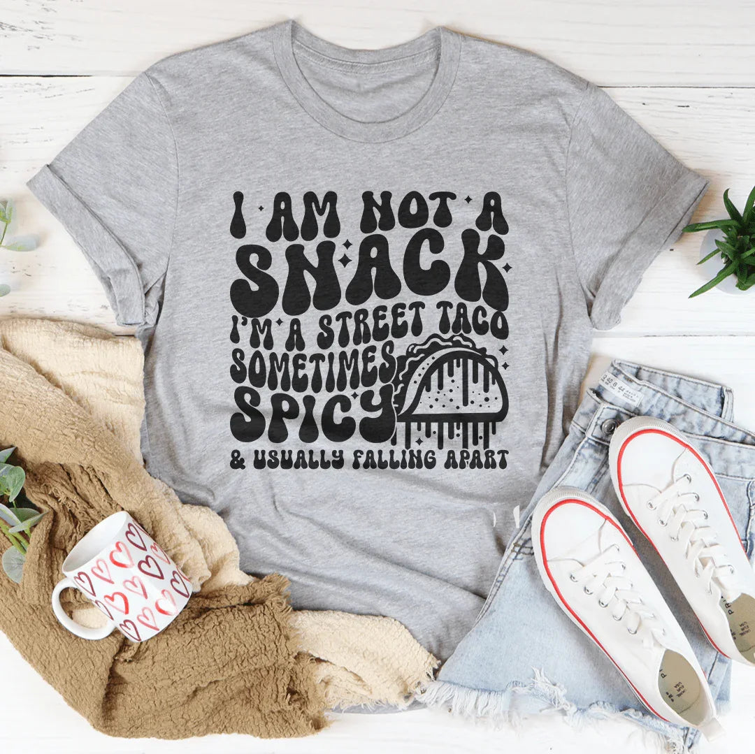 Je ne suis pas un en-cas, je suis un tee-shirt Street Taco