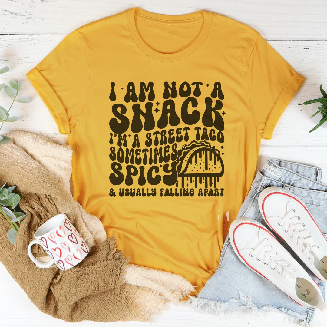 Je ne suis pas un en-cas, je suis un tee-shirt Street Taco
