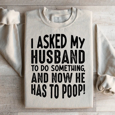 Le pedí a mi esposo que hiciera algo sudadera