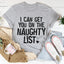 Naughty List Tee - Exclusive Design