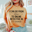 Zero To Online Detective Tee - Premium Cotton T-Shirt