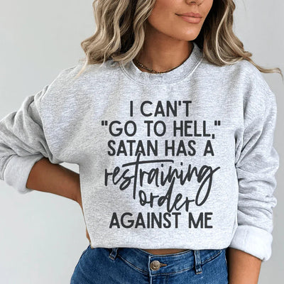 Sudadera No puedo ir al infierno 