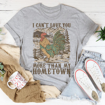 Camiseta "No puedo amarte más que a mi ciudad natal"