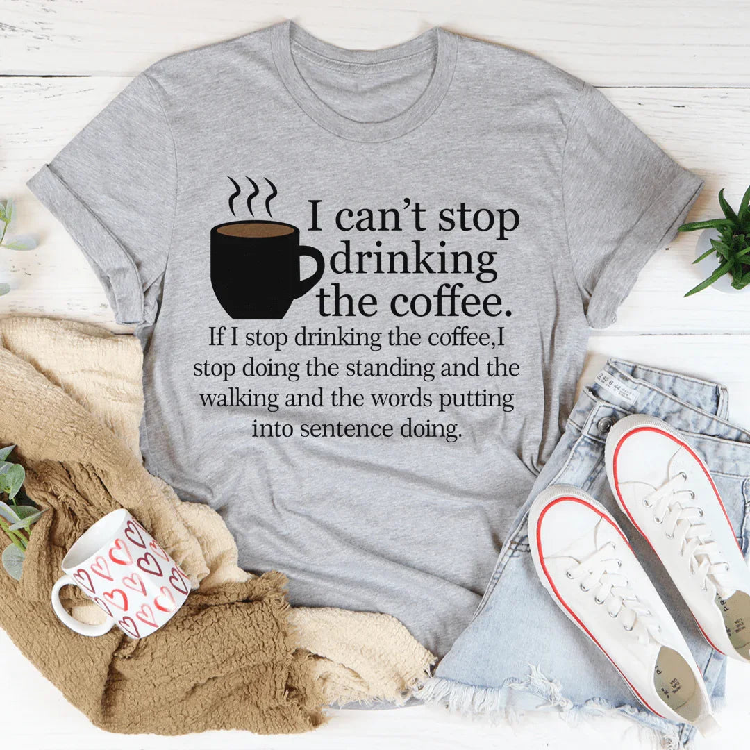 No puedo dejar de beber café
