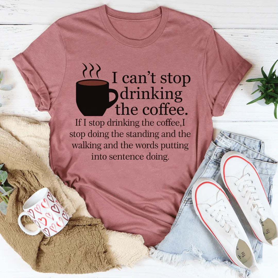 No puedo dejar de beber café