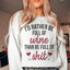 Je préférerais être pleine de vin Sweatshirt