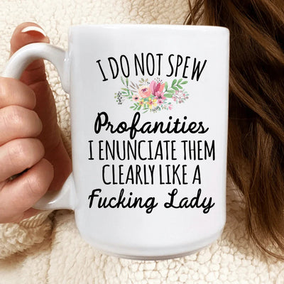 Taza "No digo blasfemias"
