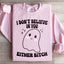 Sudadera de Halloween "Yo tampoco creo en ti"