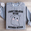 Sudadera de Halloween "Yo tampoco creo en ti"