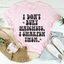 Camiseta "No entierro hachas"