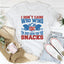 I Don't Care Who Wins, Just Here for the Snacks Tee