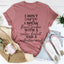 I Don't Curse Tee - Soft Cotton T-Shirt