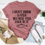 Camiseta No bebo agua