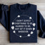 Sudadera No espero que me lo den todo