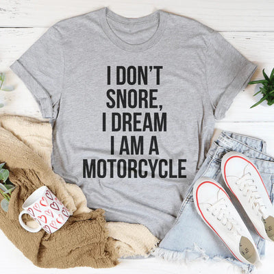 No ronco, sueño que soy una motocicleta.