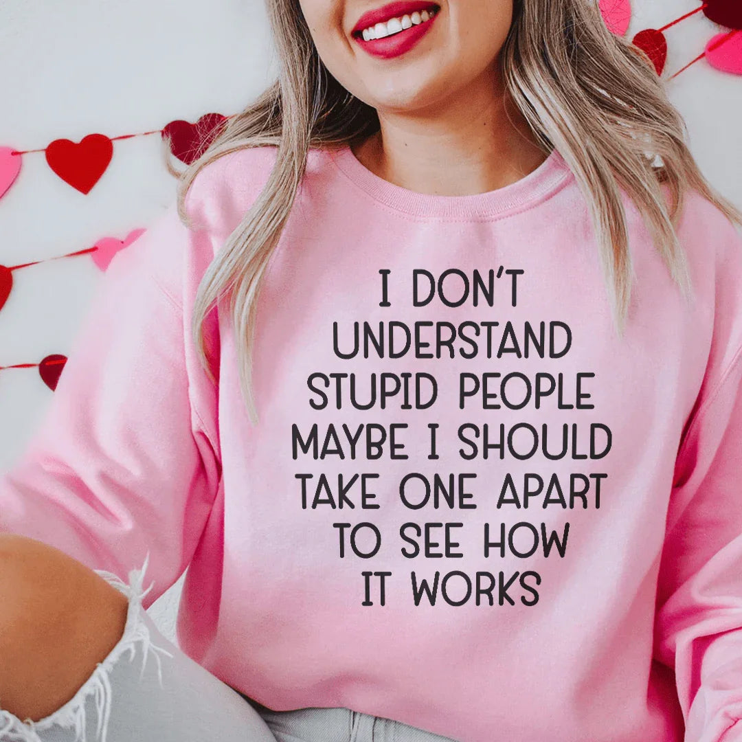 Sudadera No entiendo a la gente estúpida
