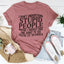 I Don't Understand Stupid People Tee - Korvel